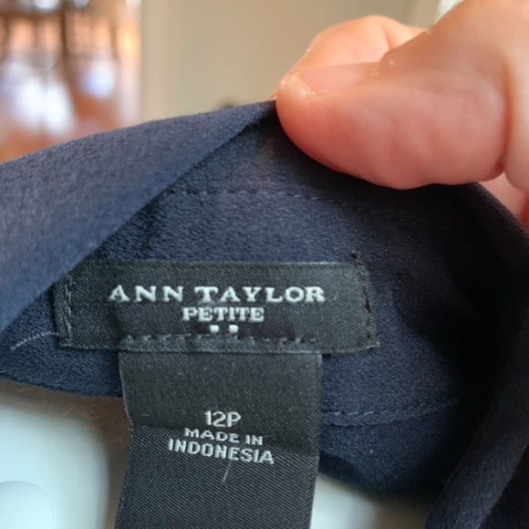 Ann Taylor petite button down top. Worn maybe twice. - Picture 2 of 4